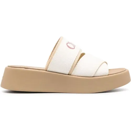 Sandals with Crossover Strap , female, Sizes: 7 UK - Chloé - Modalova