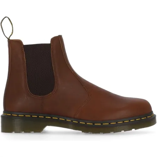 Leather Chelsea Boots with Tech Fabric , male, Sizes: 10 UK, 7 UK, 8 UK, 9 UK - Dr. Martens - Modalova