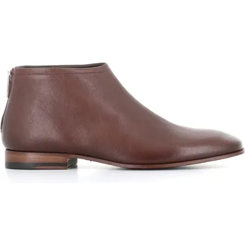 Dark Leather Boots , female, Sizes: 4 1/2 UK, 3 UK, 4 UK, 6 UK, 8 UK, 5 1/2 UK - Pantanetti - Modalova