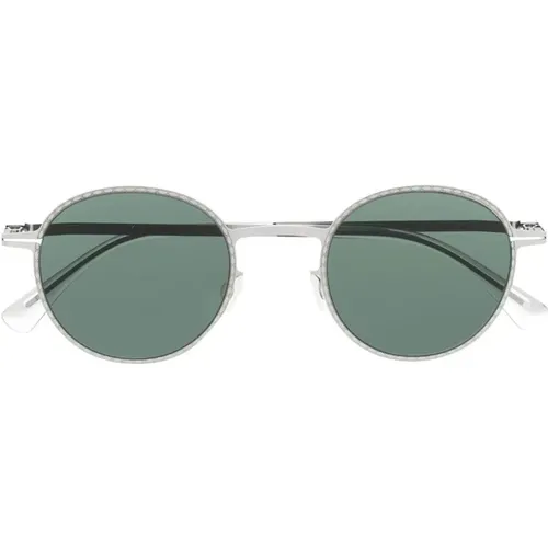 Darkgreen Solid Shiny Sunglasses , unisex, Sizes: ONE SIZE - Mykita - Modalova