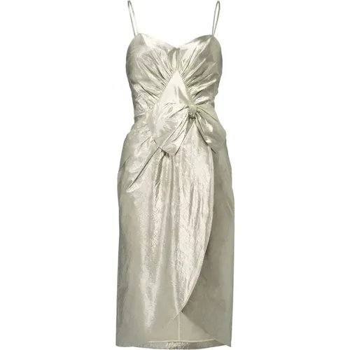 Lurex Party Dress with Ruching and Draped Design , female, Sizes: XS, S - Maison Margiela - Modalova