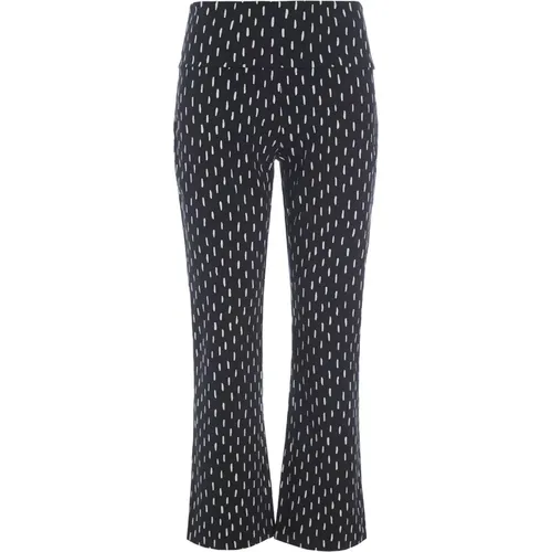 Sashiku Stretch Pants with Flared Hem , female, Sizes: S, L, XL, XS, 2XL - Bitte Kai Rand - Modalova