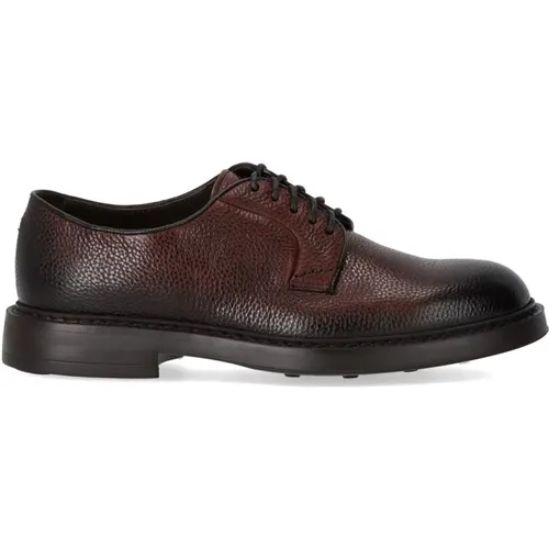 Brauner Gradient Derby Schnürschuh , Herren, Größe: 42 1/2 EU - Doucal's - Modalova