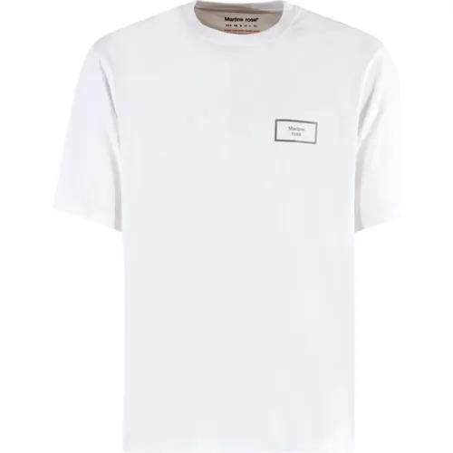 Logo Print Classic Tee , male, Sizes: L, M - Martine Rose - Modalova