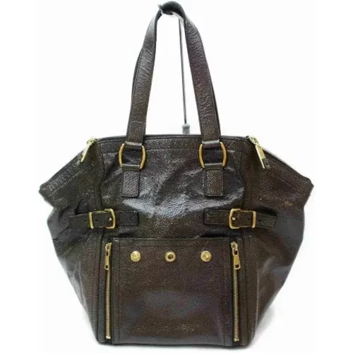 Pre-owned Leather shoulder-bags , unisex, Sizes: ONE SIZE - Saint Laurent Vintage - Modalova