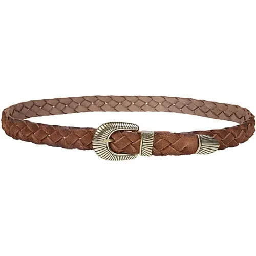 Braided Suede Belt , female, Sizes: 115 CM, 110 CM, 90 CM, 100 CM, 95 CM - Eleventy - Modalova