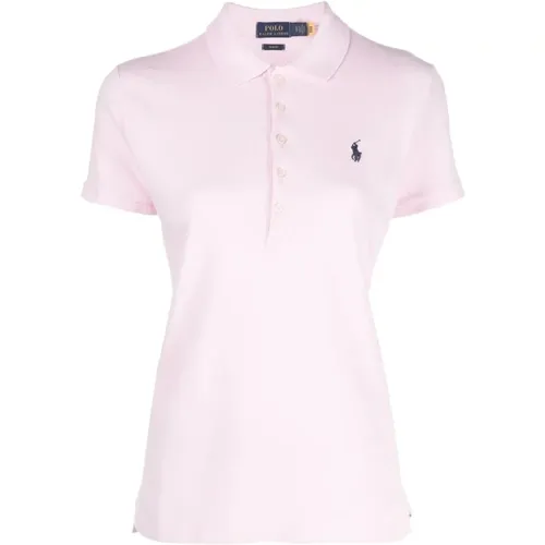 Rosa T-Shirts & Polos für Frauen , Damen, Größe: S - Ralph Lauren - Modalova