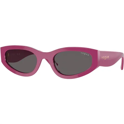 Contemporary Irregular Geometric Sunglasses , female, Sizes: 54 MM - Vogue - Modalova