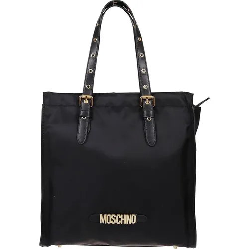 Elegant Nylon Shoulder Bag , female, Sizes: ONE SIZE - Moschino - Modalova