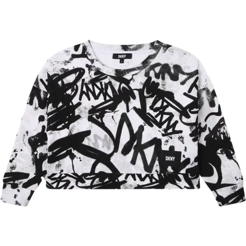 Cropped Sweatshirt mit -Print - DKNY - Modalova