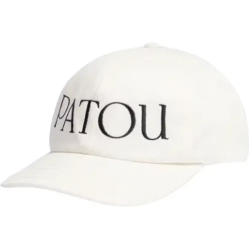 Baseball Hat with Black Logo , unisex, Sizes: S, L, M - Patou - Modalova