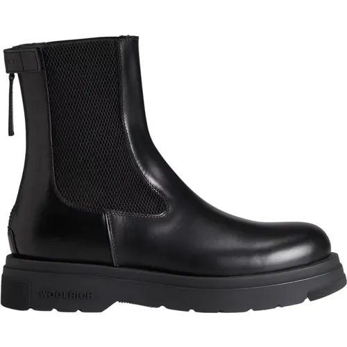 Schwarze Stiefel für Stilvolle Outfits , Damen, Größe: 37 EU - Woolrich - Modalova