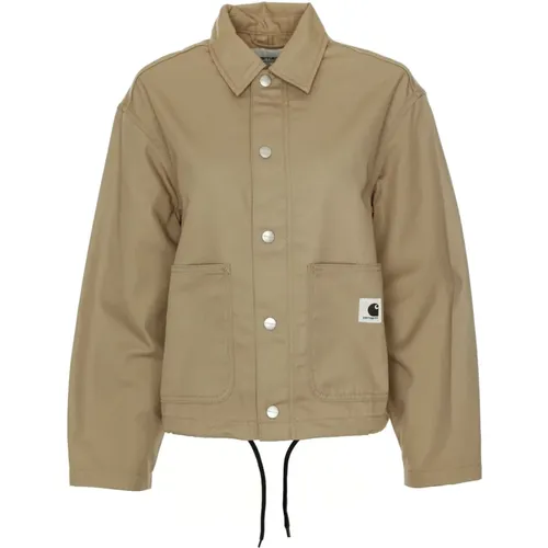 Einfaches Shirt Jac Overshirt , Damen, Größe: L - Carhartt WIP - Modalova