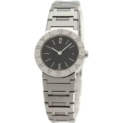 Pre-owned Stainless Steel watches , female, Sizes: ONE SIZE - Bvlgari Vintage - Modalova