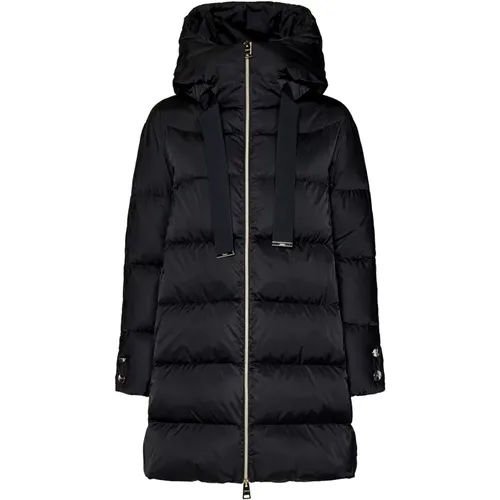 Quilted Coat with Hood , male, Sizes: M - Herno - Modalova