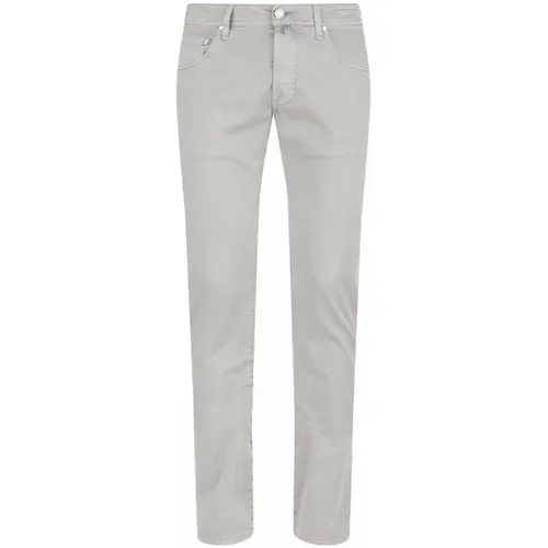 Slim Fit Bleached Denim Jeans , male, Sizes: W31 - Jacob Cohën - Modalova