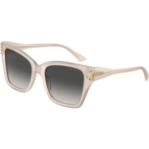 Frame Grey Gradient Lenses Sunglasses , unisex, Sizes: 54 MM - Jimmy Choo - Modalova