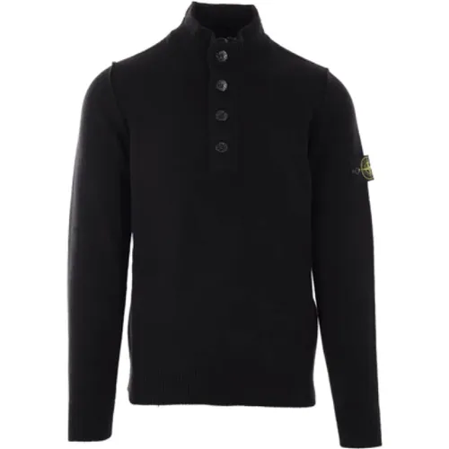 Wool Zip Sweater , male, Sizes: L - Stone Island - Modalova