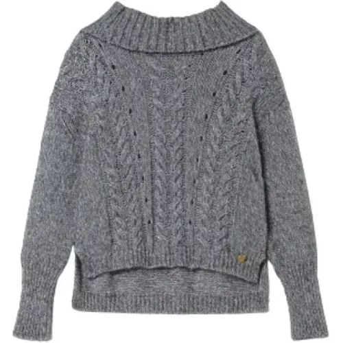 Lurex-Strickpullover mit Mohair-Mix , Damen, Größe: S - Twinset - Modalova