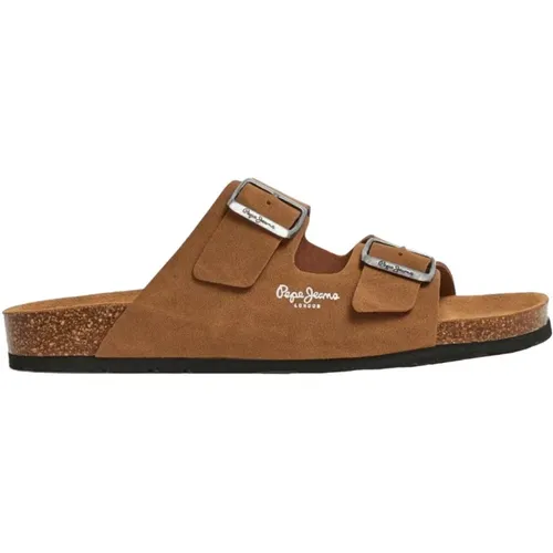 Bio Double Kepler Sandals , male, Sizes: 6 UK, 10 UK, 9 UK, 11 UK, 7 UK - Pepe Jeans - Modalova