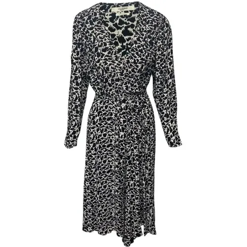 Viskose Midi Kleid mit Asymmetrischem Saum - Isabel Marant Pre-owned - Modalova