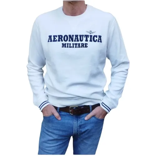 Piqué Cotton Sweatshirt , male, Sizes: XL - aeronautica militare - Modalova