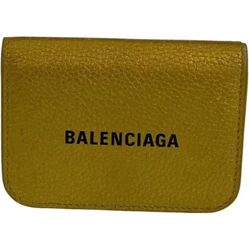 Pre-owned Leather wallets , male, Sizes: ONE SIZE - Balenciaga Vintage - Modalova