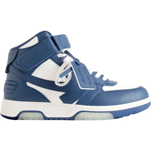 Mid-Top Sneakers Weiß/Blau - Off White - Modalova