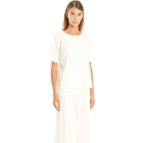 Weiße T-Shirts für Frauen , Damen, Größe: L - Vicario Cinque - Modalova
