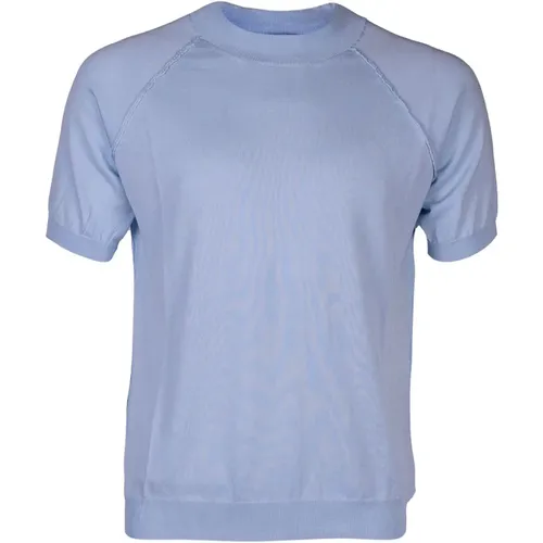 Men's Cotton T-shirt by Grifoni , male, Sizes: M, XL - Mauro Grifoni - Modalova