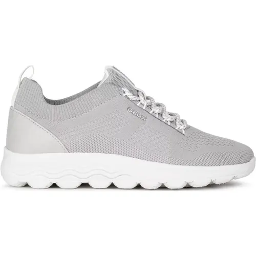 Light Grey Sneakers for Women , female, Sizes: 7 UK, 4 UK, 5 UK, 6 UK - Geox - Modalova