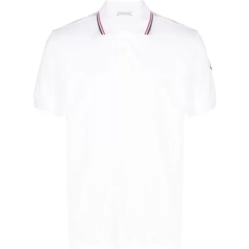 Striped Trim Polo Shirt , male, Sizes: 2XL - Moncler - Modalova