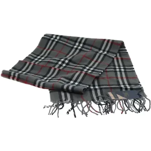 Pre-owned Wool scarves , female, Sizes: ONE SIZE - Burberry Vintage - Modalova