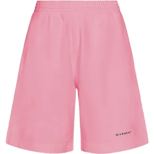 Casual Baumwolle Rosa Shorts , Herren, Größe: L - Givenchy - Modalova