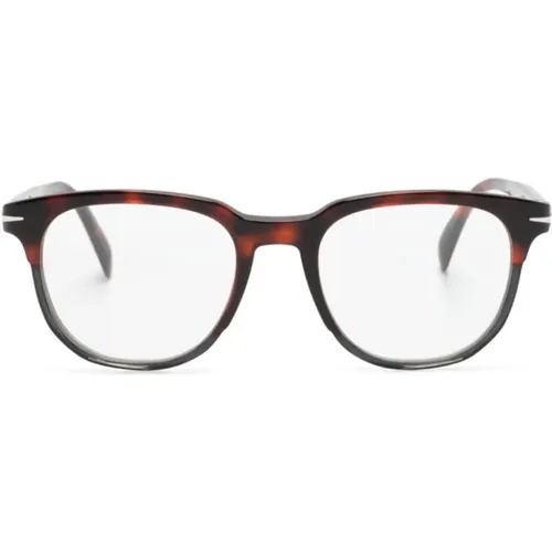 Braun/Havana Sonnenbrille, vielseitig und stilvoll , Herren, Größe: 51 MM - Eyewear by David Beckham - Modalova