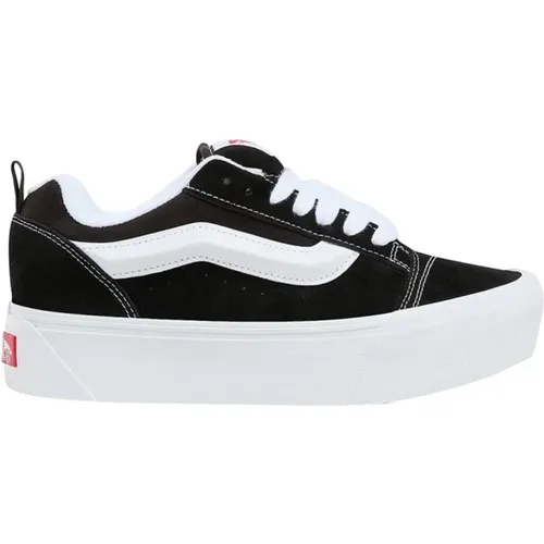 Schwarze/Weiße Damensneakers , Damen, Größe: 37 EU - Vans - Modalova