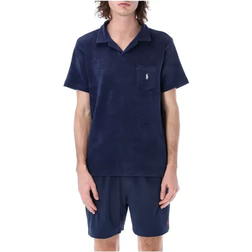 Men's Clothing T-Shirts & Polos Newport Navy Ss24 , male, Sizes: L - Ralph Lauren - Modalova