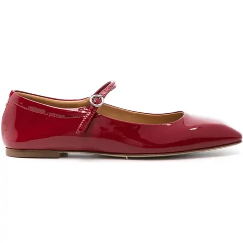 Cranberry Patent Square Toe Ballet Flats , Damen, Größe: 38 EU - aeyde - Modalova