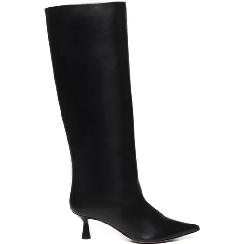 Suede Tapered Tip Boots , female, Sizes: 6 UK, 5 UK, 3 UK, 7 UK - Giuliano Galiano - Modalova