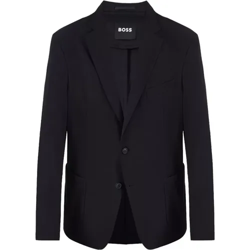 Elegante Schwarze Americana Blazer , Herren, Größe: 3XL - Boss - Modalova