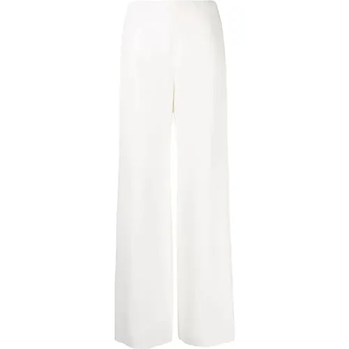 Wide Leg Ivory Trousers , female, Sizes: XS - Valentino Garavani - Modalova