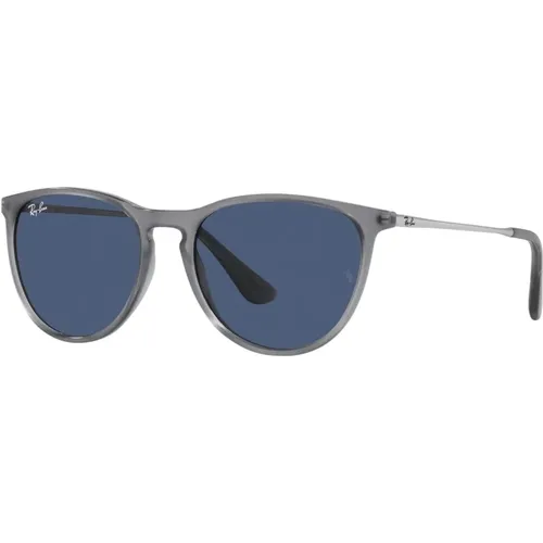 Gold Graue/Blau Sonnenbrille für Modebewusste Frauen , Damen, Größe: 50 MM - Ray-Ban - Modalova