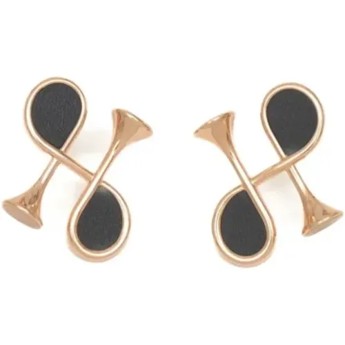 Pre-owned Metal earrings , female, Sizes: ONE SIZE - Hermès Vintage - Modalova