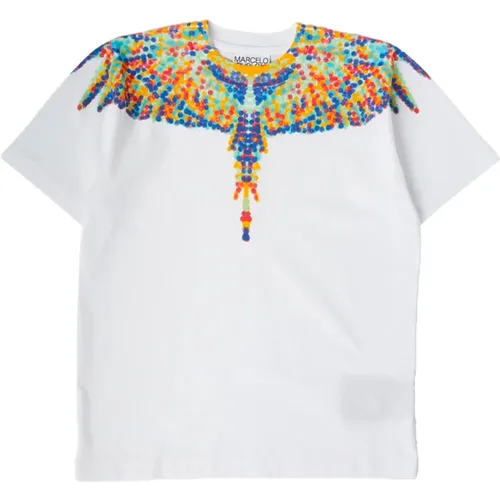 Kinder Pointillism Wings T-Shirt - Marcelo Burlon - Modalova