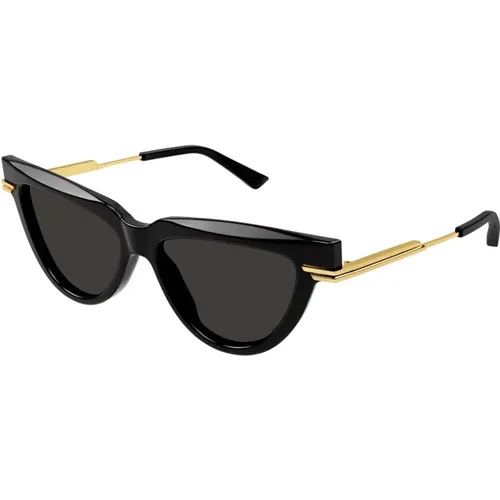 Black Sunglasses, versatile and stylish , female, Sizes: 54 MM - Bottega Veneta - Modalova