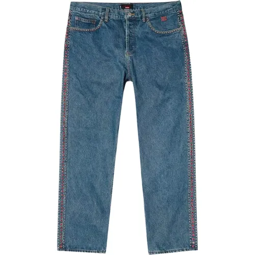 Limitierte Auflage Studded Regular Jean Blau - Supreme - Modalova