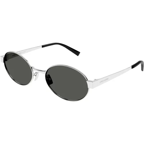 Designer Sonnenbrille SL 692 Schwarz , Damen, Größe: 55 MM - Saint Laurent - Modalova