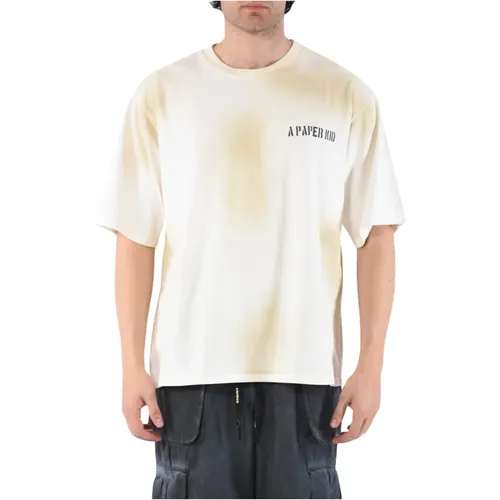 T-Shirts , male, Sizes: L, M, S, XL - A Paper Kid - Modalova