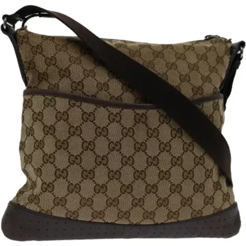 Pre-owned Canvas gucci-bags , female, Sizes: ONE SIZE - Gucci Vintage - Modalova