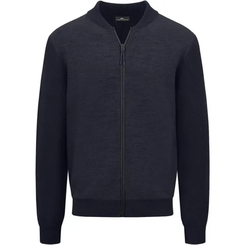 Gekochte Wolle Cardigan College Stil , Herren, Größe: 3XL - FYNCH-HATTON - Modalova